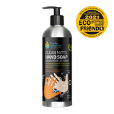 500mL aluminum bottle of Rosemary Orange Blossom Natural Hand Soap with Eco-Friendly Product of the Year Award